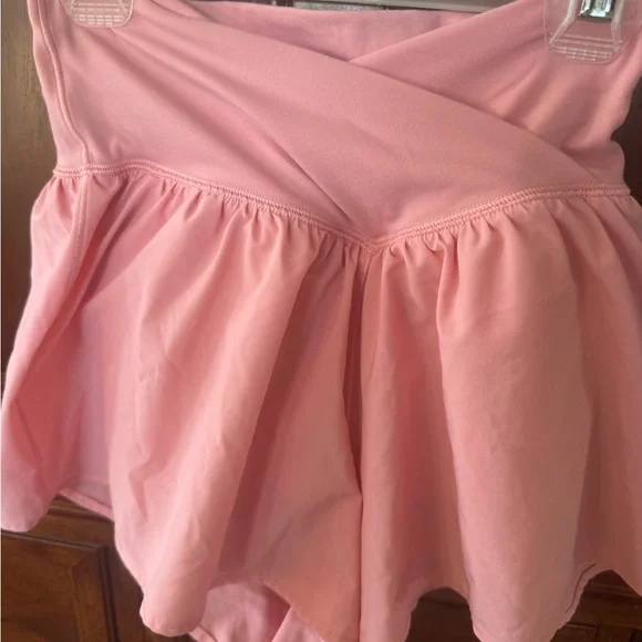 OFFLINE By aerie Real Me crossover flowy Shorts size XS - light pink - Picture 5 of 7